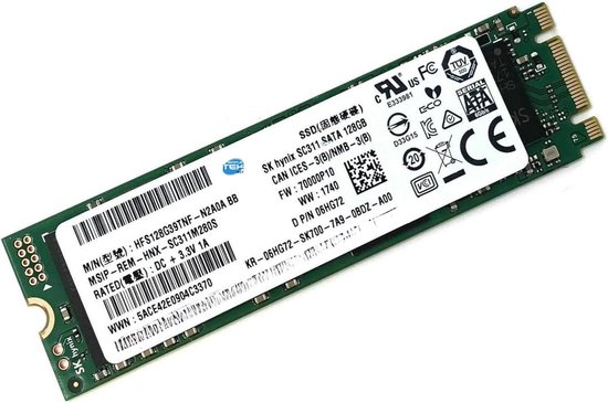 Interne SSD - Solid State Disk - Snelle Data Opslag - M.2 NGFF Formaat - 128 GB - Groen van Merkloos — afbeelding 3