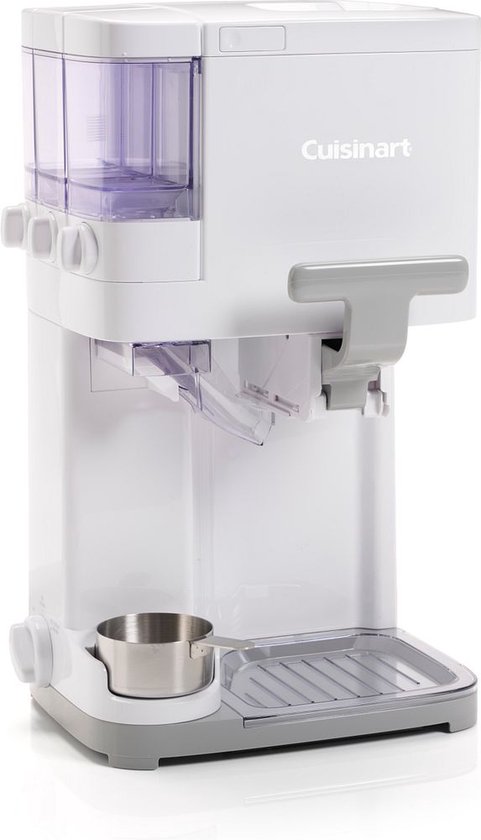Cuisinart - Soft Serve IJsmachine - Sorbet- en frozen yoghurtmaker - IJsmaker - Wit - 6 porties - 1,42L