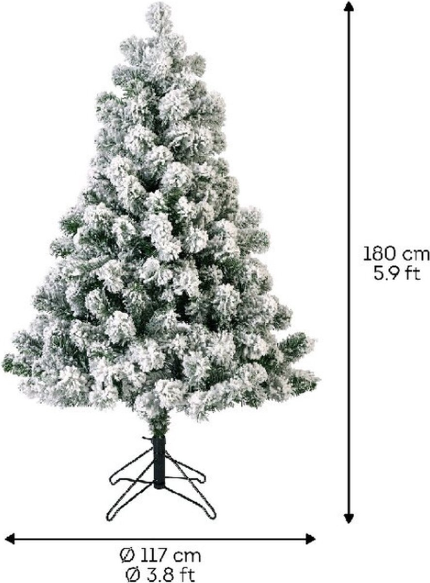 Kerstboom Imperial Pine snowy 180cm – foto 5