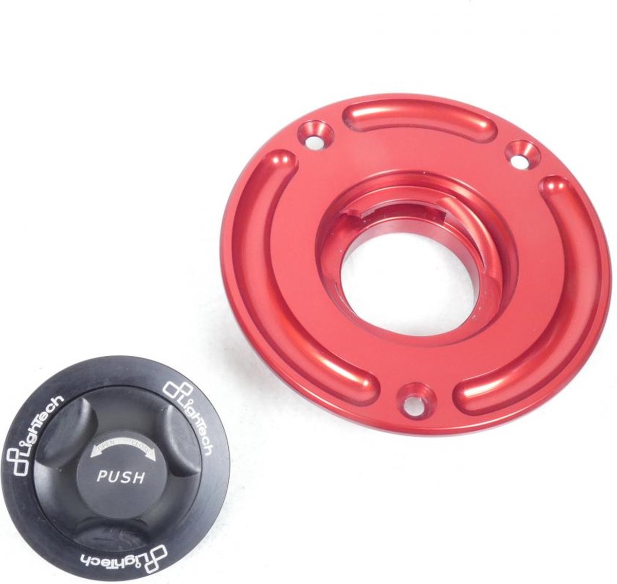 Bouchon de réservoir Lightech Racing Rouge pour moto Suzuki GN 400 L TR20N/R