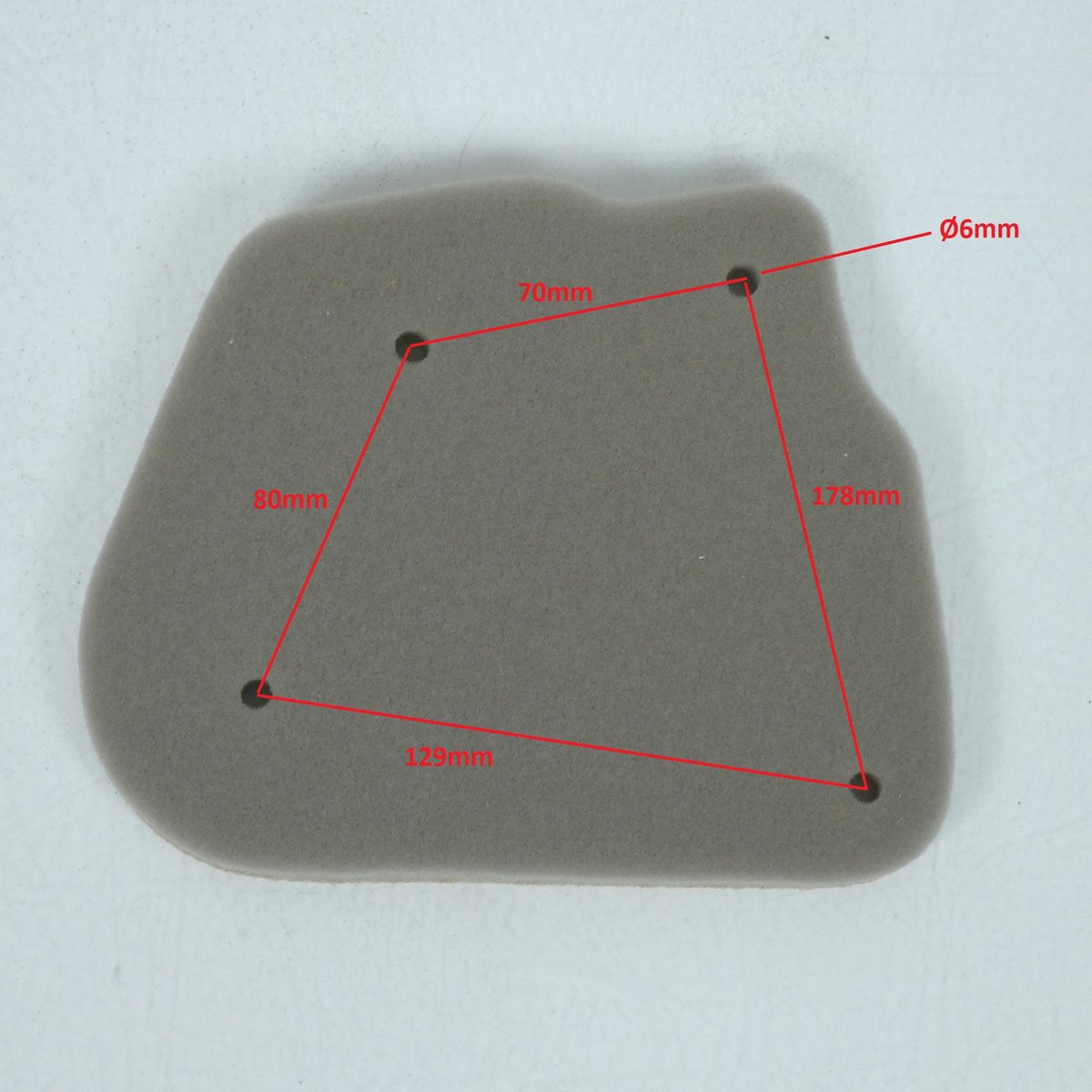 miw luchtfilter voor scooter yamaha 100 aerox 2000 tot 2003 nieuw
