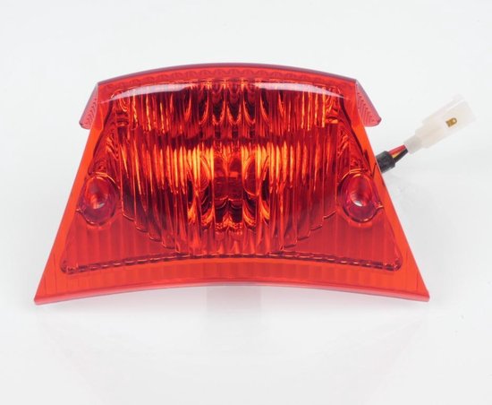 p2r achterlicht voor piaggio 125 zip scooter 2000 tot 2020 bay15d 12v 18/5w nieuw — afbeelding 2