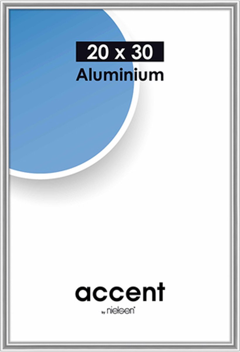 Nielsen Accent 20x30 aluminium zilver 53523