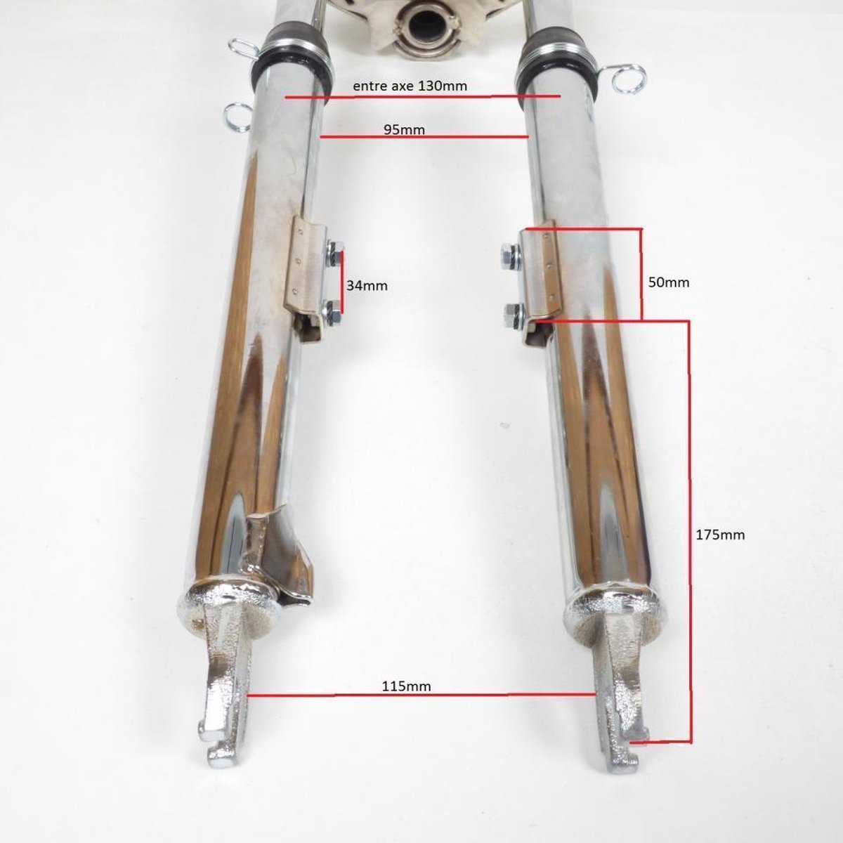 rsm voorvork peugeot bromfiets 50 103 spx d26mm nieuw