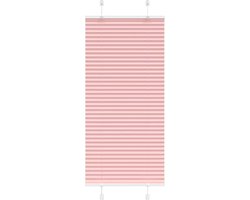 vidaXL - Plissé - rolgordijn - 60x150 - cm - stofbreedte - 59,4 - cm - polyester - roze