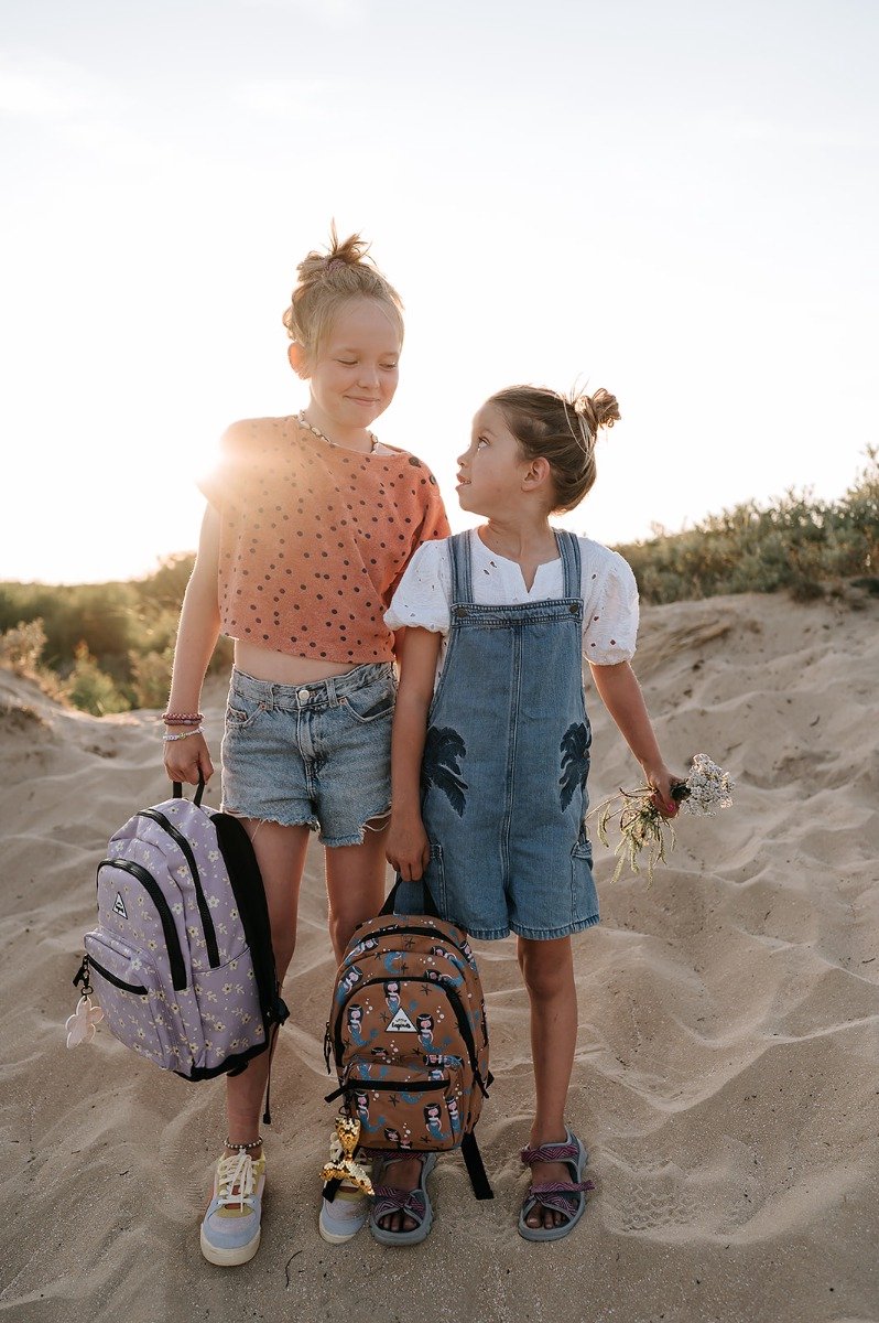 LITTLE LEGENDS BACKPACK L LILA FLOWER – foto 6