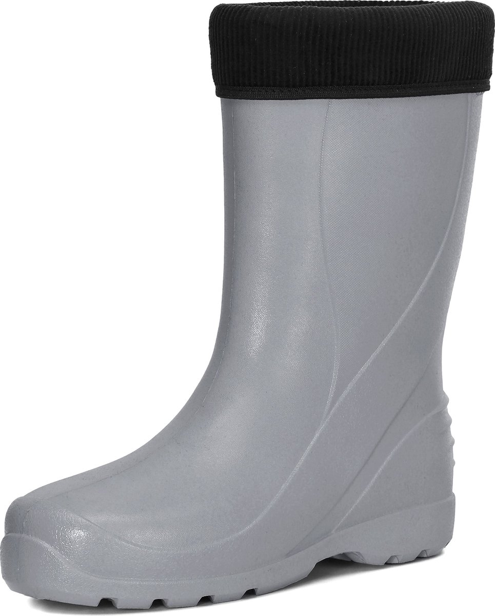 Ladeheid LA-DW-STrack Dames Regenlaarzen - Rubber - Thermo - Gevoerd - EVA – Grijs 2183 – 36