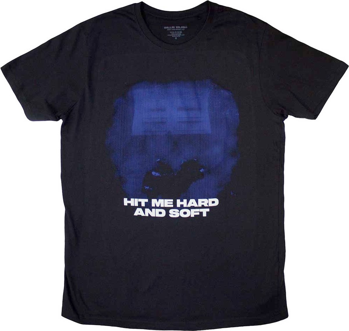 Billie Eilish - Hit Me Hard And Soft Blue Lines Heren T-shirt - S - Zwart