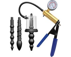 LuvPump - Rosebud Pomp - Manual Anaal Pomp - Dubbele Stimulatie - Messing Pomp Pistool