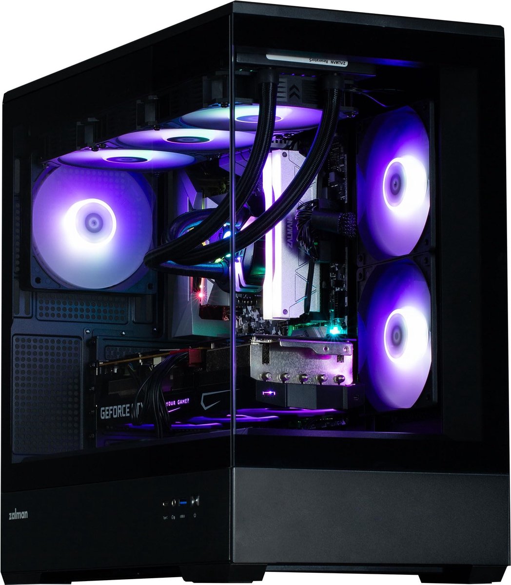 Zalman P30 Black Midi Tower Zwart