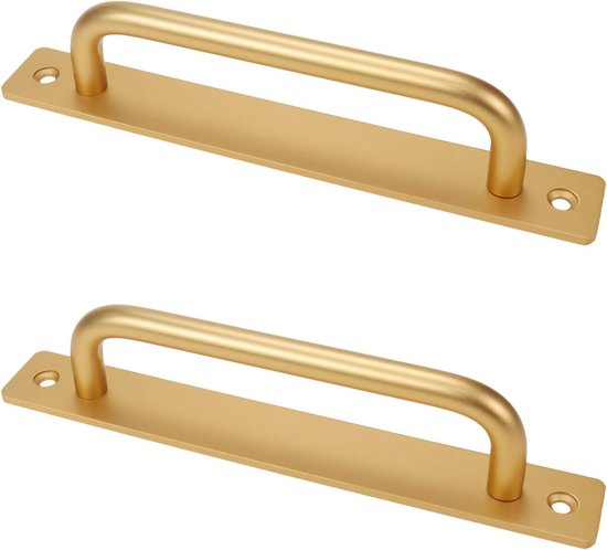 Aexit Kast Schuifdeur Aluminium Rechthoek Verzonken Handgreep 140 x 42mm 2st