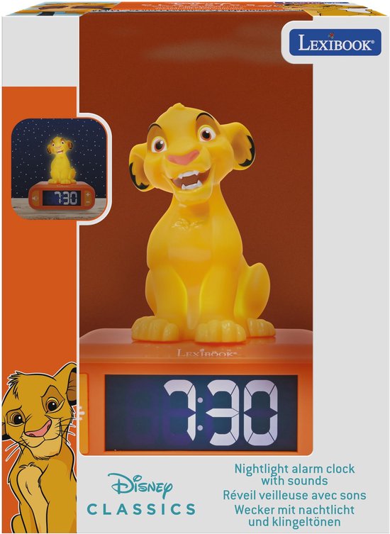 Simba Night Light Wearmklok met geluiden van Merkloos — afbeelding 5