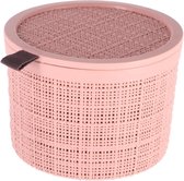 Bol.com Curver Opbergmand Jute-Look Rond 2L Roze aanbieding