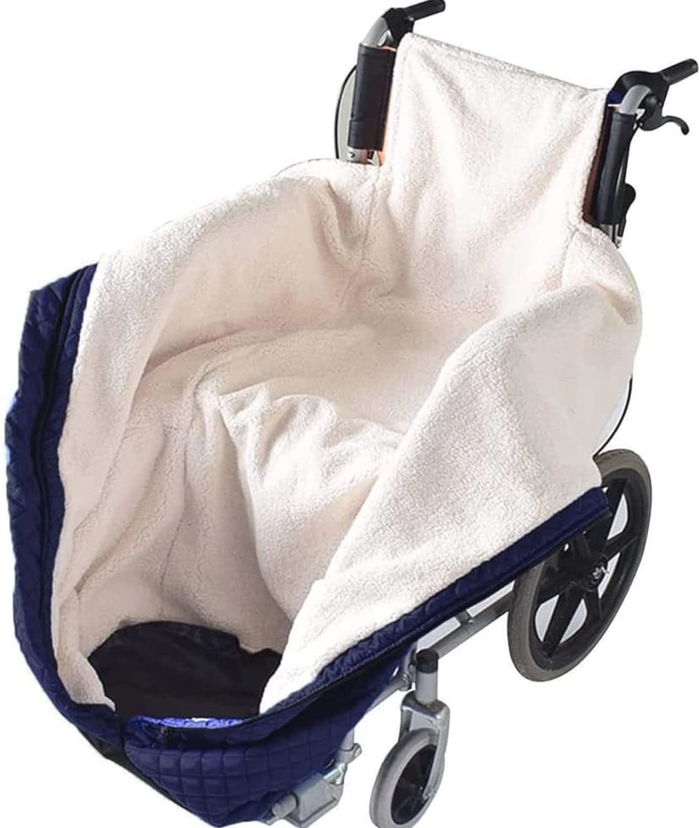 Goedkoopste Warme Rolstoeldeken voor Koude Dagen - Comfortabele Rits Cover voor Onderlichaam