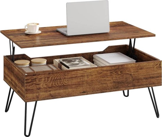 Salontafel Artisan-eiken 102 x 44,5 x 50 cm, houtmateriaal