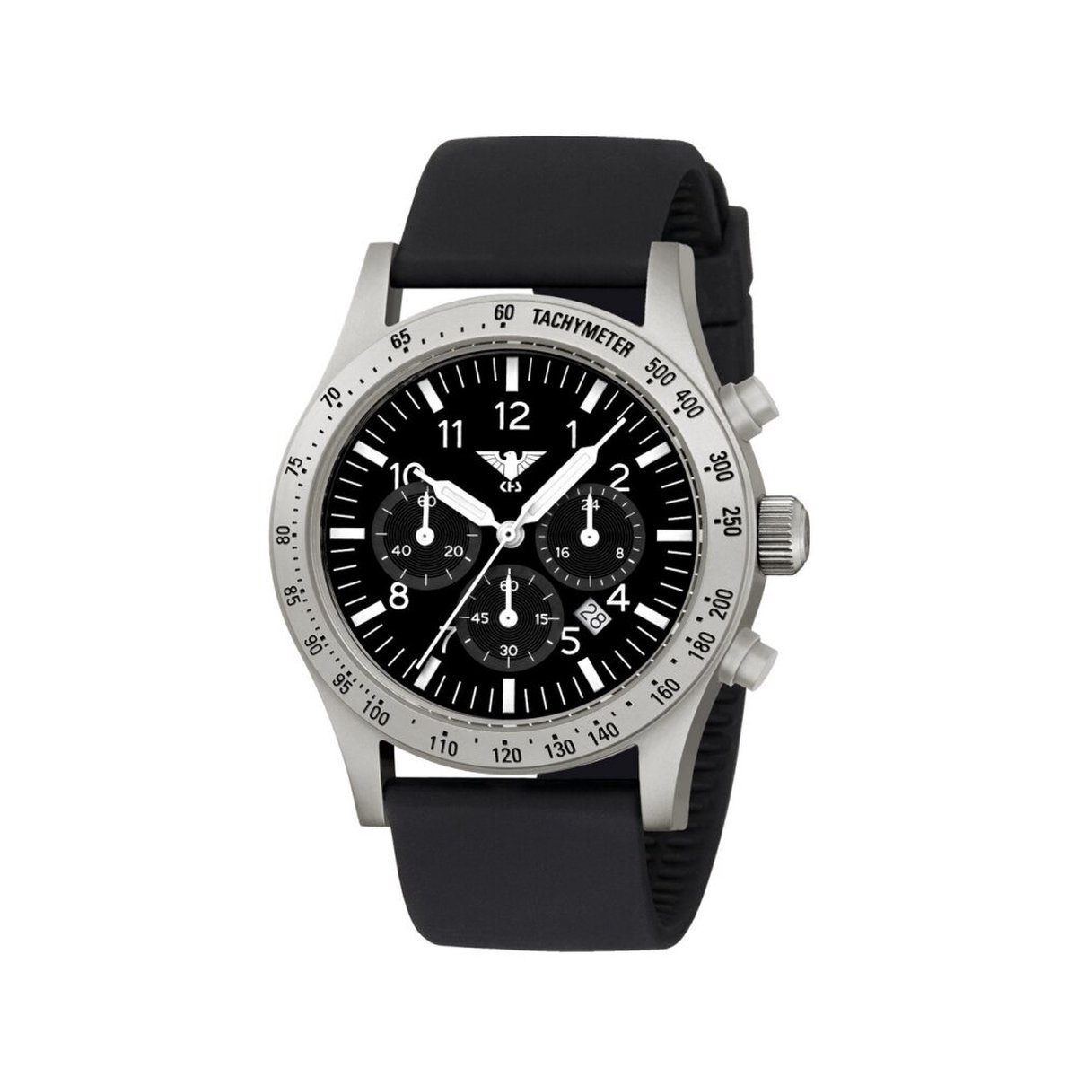 KHS - KHS.PLASSC.SB - Polshorloge - Heren - Solar - PLATOON Steel Solar Chronograph