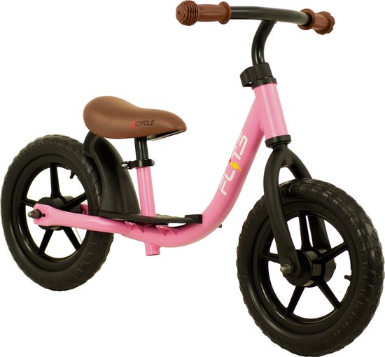 2Cycle Loopfiets - Balance Bike - Jongens en Meisjes - Loopfiets 2 Jaar - Buitenspeelgoed - Mat-Roze - Copy