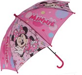 Minnie Mouse Paraplu - Kinderparaplu - Metaal frame - Roze