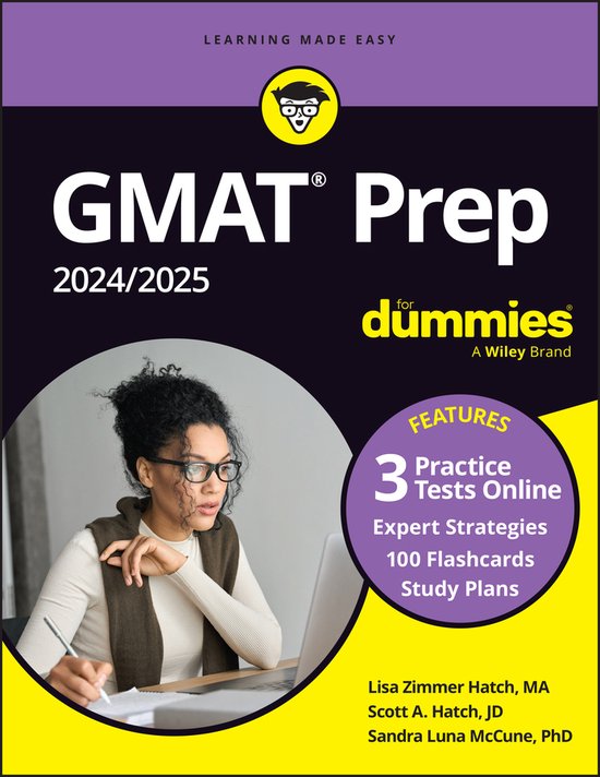 GMAT Prep 2024/2025 For Dummies (GMAT Focus Edition): Book + ... - cover