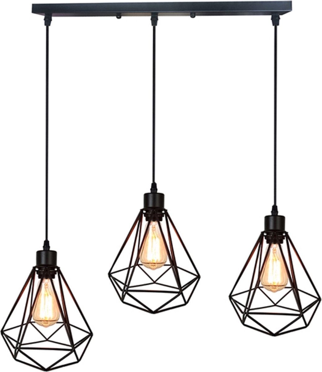 OHNO - Woonaccessoires - Aten Hanglamp - Zwart - Tijdloos - Modern - Industrieël