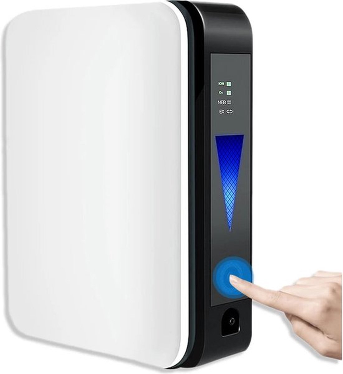 Ziqing - Zuurstofconcentrator - Zuurstof Generator - Oxygen Concentrator - Zuurstof - Zuurstofpomp - Luchtreiniger - Pollen - Draagbaar - 1L per min - 300000/cm³ - Wit