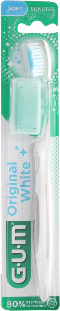 Goedkoopste GUM Originele Witte Zachte Tandenborstel 561 (Kleur Wit