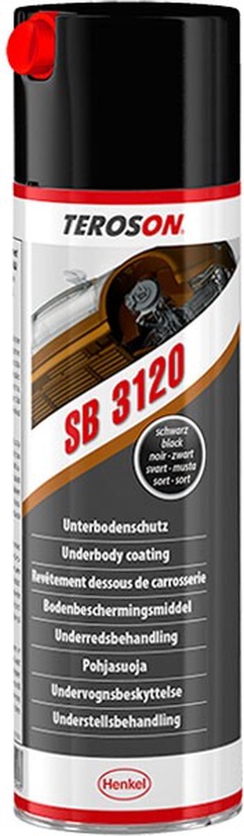 Teroson SB 3120 Underbody Coating Spray - bodyschutz - zwart - overspuitbaar