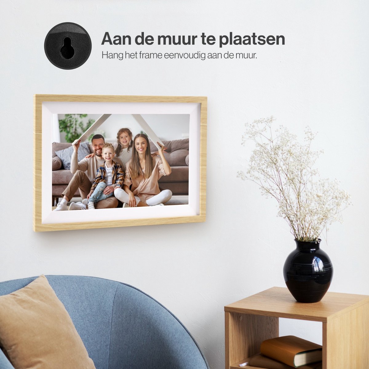 CoolFule Digitale Fotolijst - 10.1 Inch - WiFi - 16GB Opslag thumbnail 6