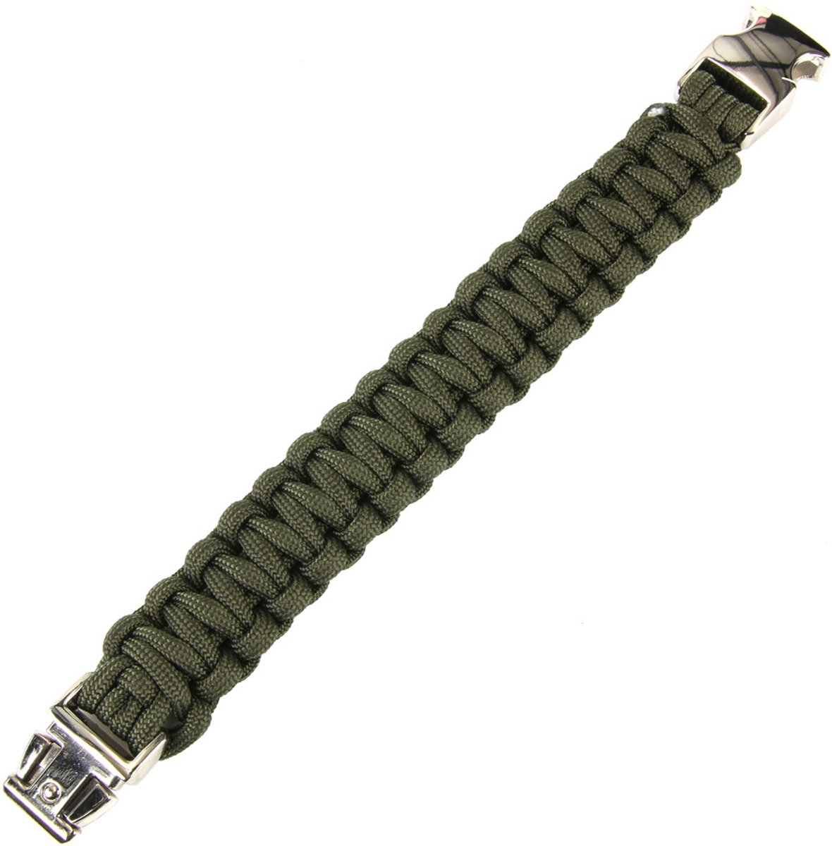 Paracord bracelet K2139 8inch groen