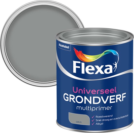 Flexa - Grondverf Multiprimer - Grijs - 0.75 L