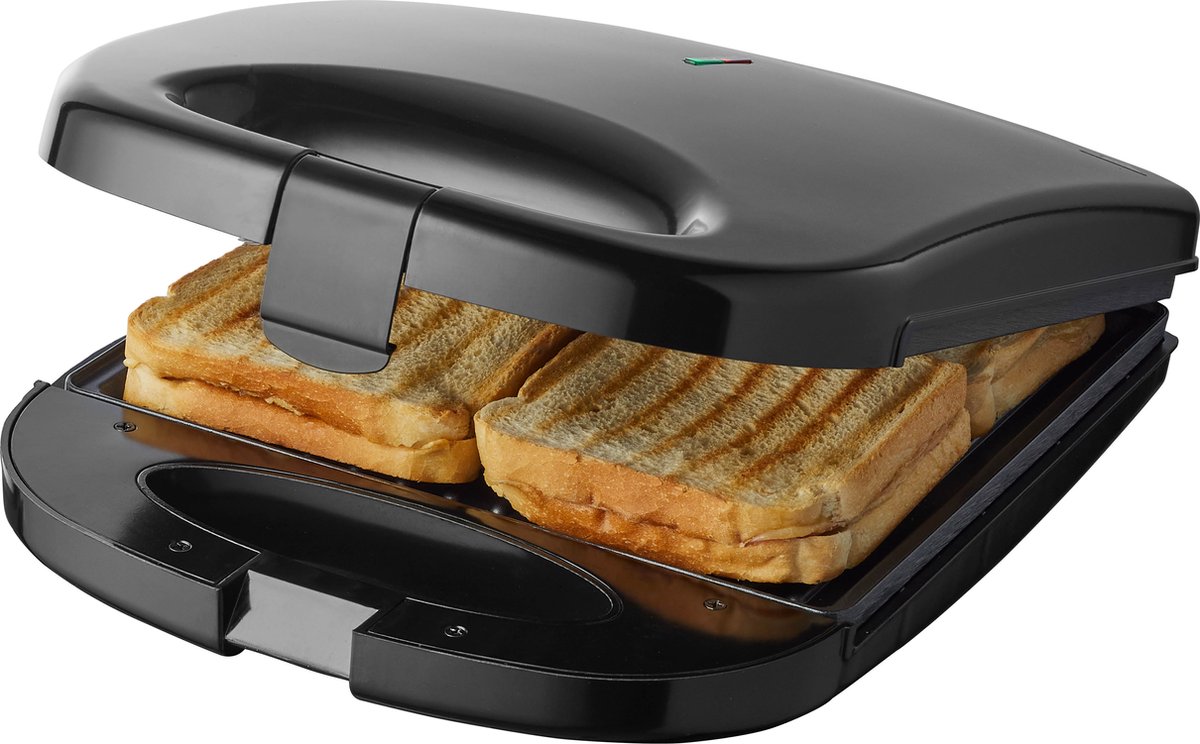 Tomado TGS4000B - XXL Tosti apparaat - 4 tosti's - Panini grill - PFAS vrij - Grill apparaat - 1200W - Tosti ijzer - Zwart thumbnail 5