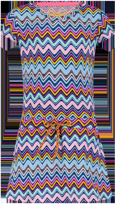 4PRESIDENT Robe Filles - Zigzag AOP - Taille 74 - Robes Filles