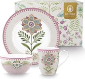 Pip Studio Lily & Lotus service petit-déjeuner 3 pièces