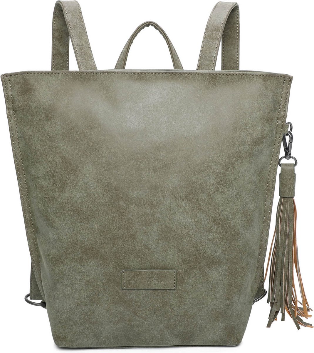 Fritzi aus Preußen Vrije tijd rugzak Rugzak Vintage Fritzi33 Backpack Jungle Groene