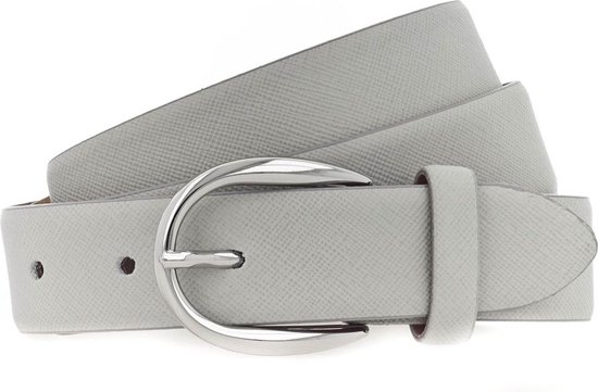 Vanzetti Pelle cintura Glitter Radiance 35mm Metallic Belt W105 Marine / Silver Metalic argentato multicolore
