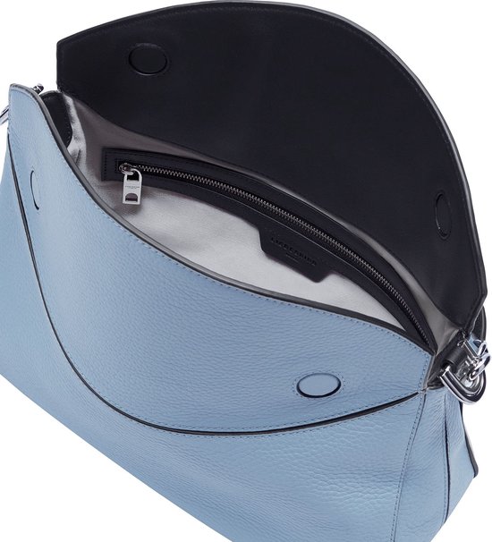 LIEBESKIND BERLIN Cuir Sac à épaule Alessa 3 Pebble Shoulder Bag Breath Bleu clair