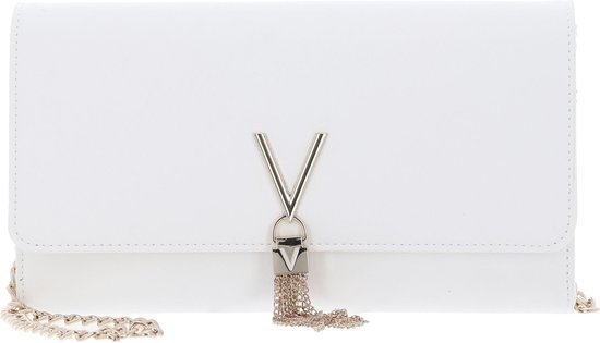 VALENTINO Pochette Sac à épaule bandoulière Divina SA Clutch Bianco Blanc
