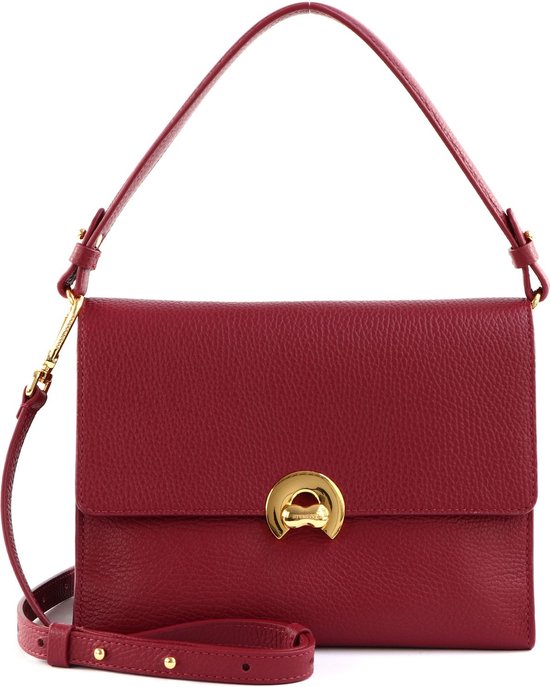 Sac Bandoulière Coccinelle Mini Bag En Cuir Grainé - Couleur Pulp Pink - Neuf Avec Étiquettes