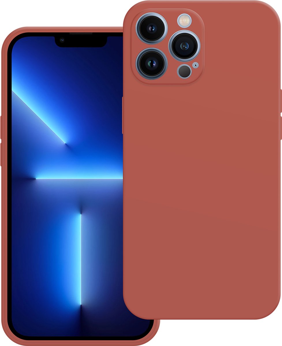 Cazy hoesje geschikt voor iPhone 13 Pro Max Hoesje - Color Backcover - Rood