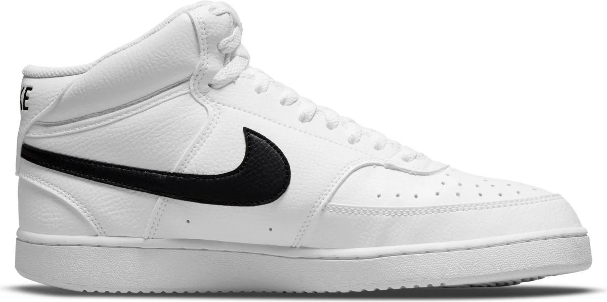 Nike Court Vision Mid Sneakers Heren Wit 38+