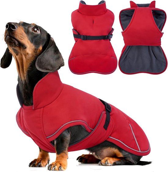 EMUST Winterhondenjas, winddichte hondenkleding voor koud weer