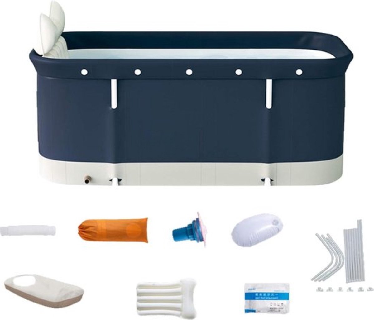 Goedkoopste Opvouwbare 120 x 60 cm Draagbare Badkuip - Inweken Staande Spa Badkuip voor Gezin - Badkamer Emmer Kit bath bucket