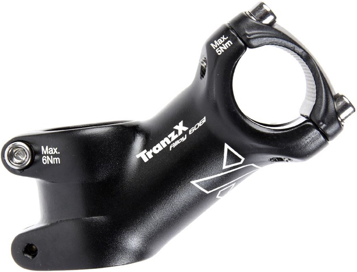 TranzX stuurpen Ahead JD-ST42-1 Shorty 70mm zwart