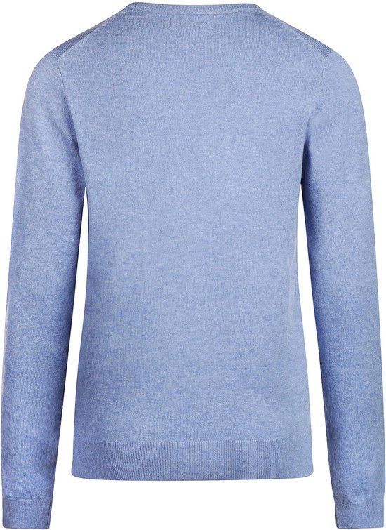 Pull Femme Steppin' Out Col V Laine Mérinos Blauw Moyen - Taille S - Homme - Pulls