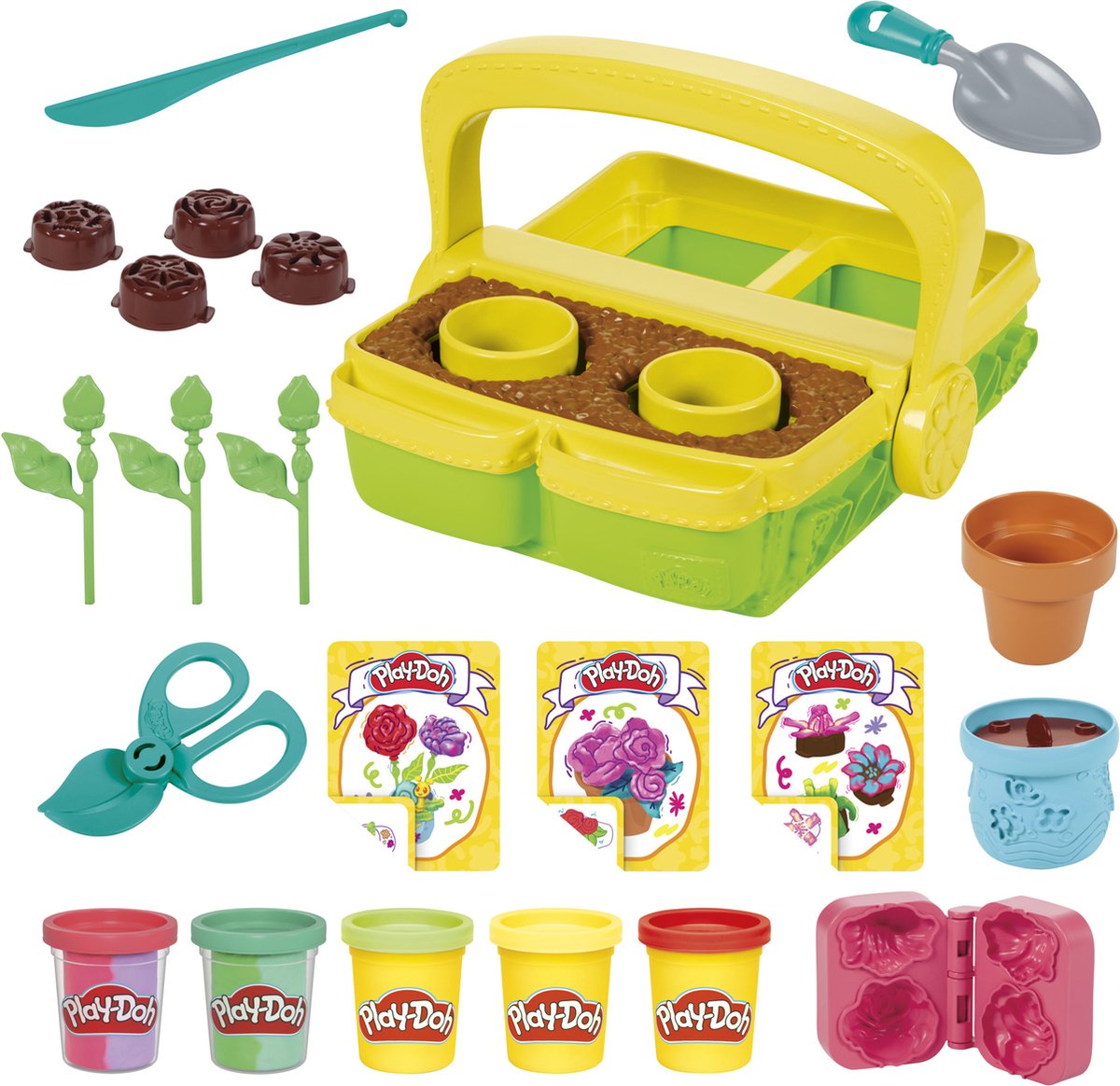 Play-Doh Bloeiende Bloemen Speelset - Boetseerklei - Inclusief 5 Play-Doh potjes — afbeelding 2