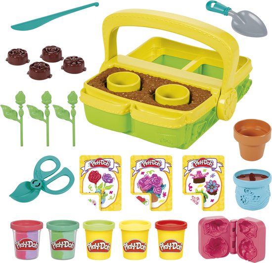 Play-Doh Bloeiende Bloemen Speelset - Boetseerklei - Inclusief 5 Play-Doh potjes