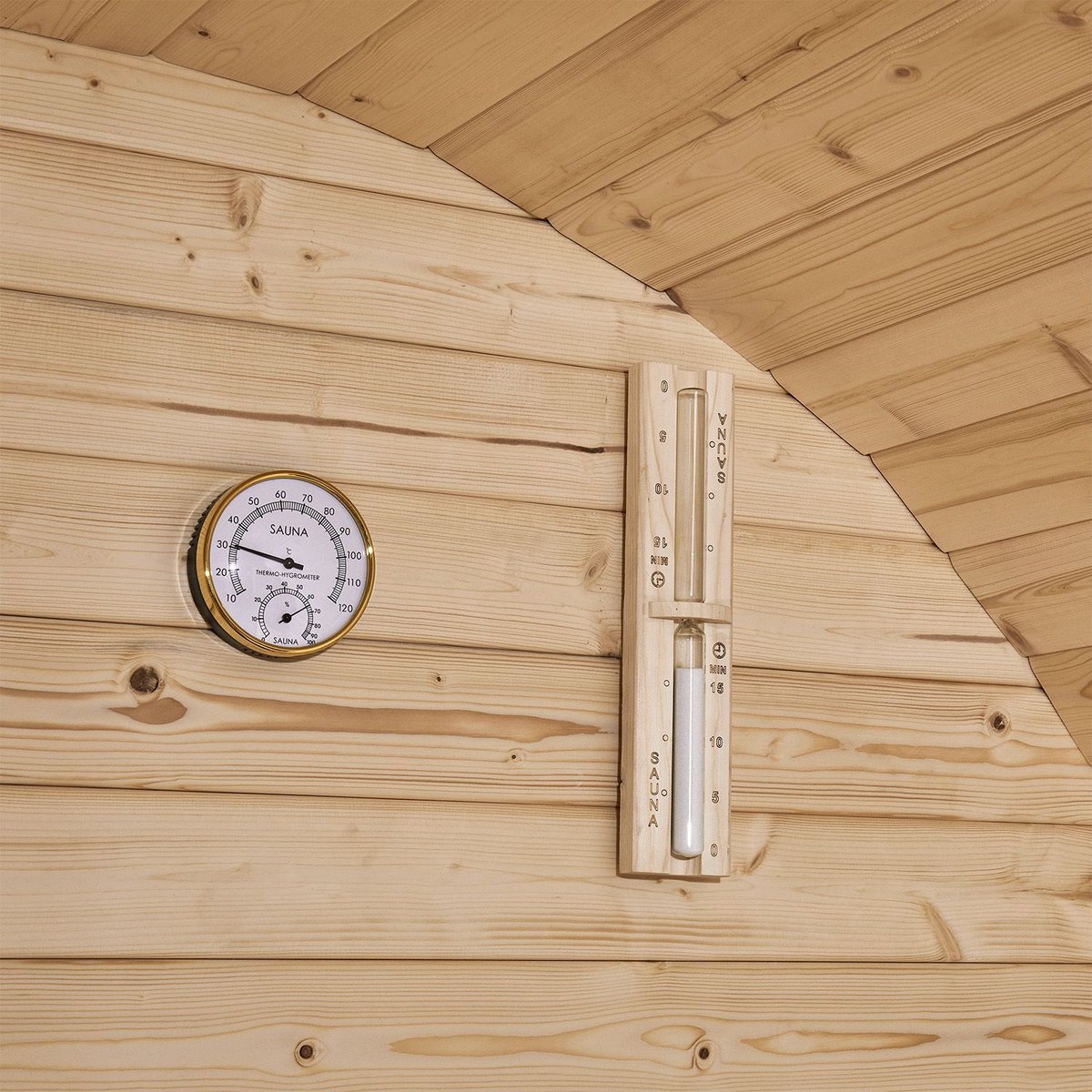 Buitenbarrelsauna Spitsbergen - 191x120x193 cm SAUNA thumbnail 2