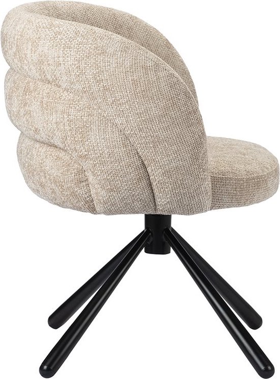 Pole to Pole - Chaise pivotante Pebble - Latte