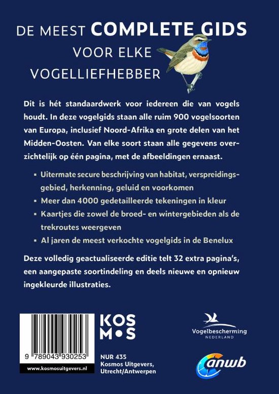 ANWB natuurgidsen - ANWB Vogelgids van Europa