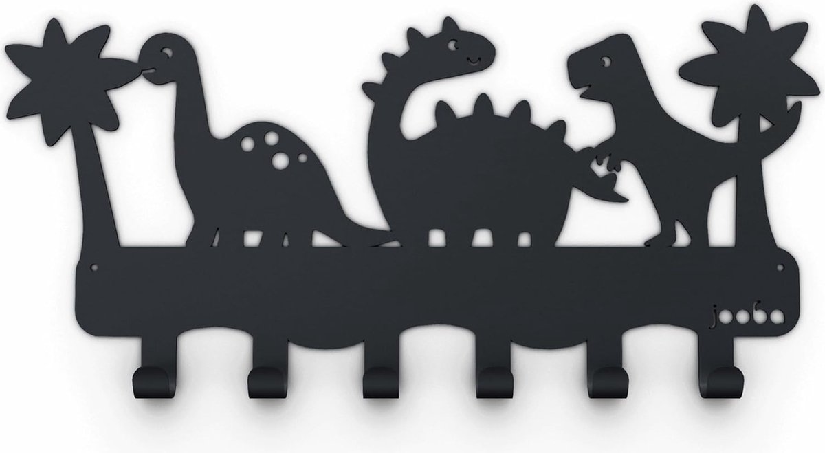 Goodivery ® Opvallende Kinderkapstok met Dinosaurussen en Zes Handige Haken voor Kinderkamer